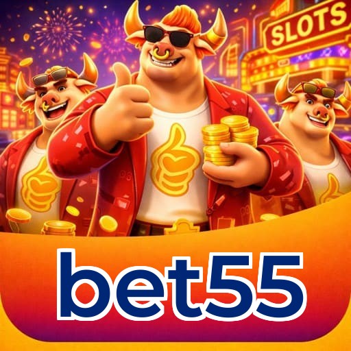 Material promocional do app bet55 — ilustração, não métricas auditadas nesta página